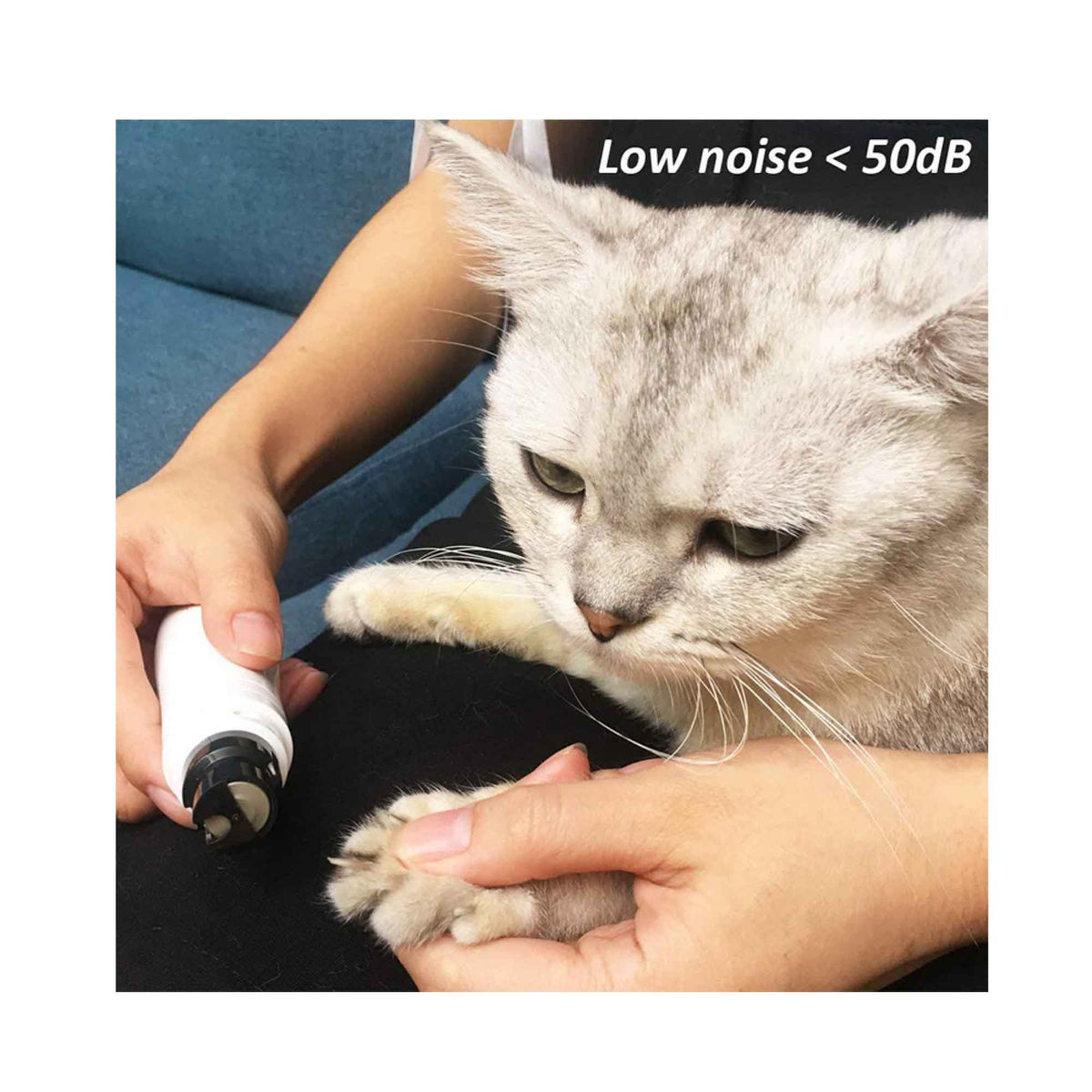 Pet Nail Grinder Turbo USB Rechargeable Dog Cat Claw Filer
