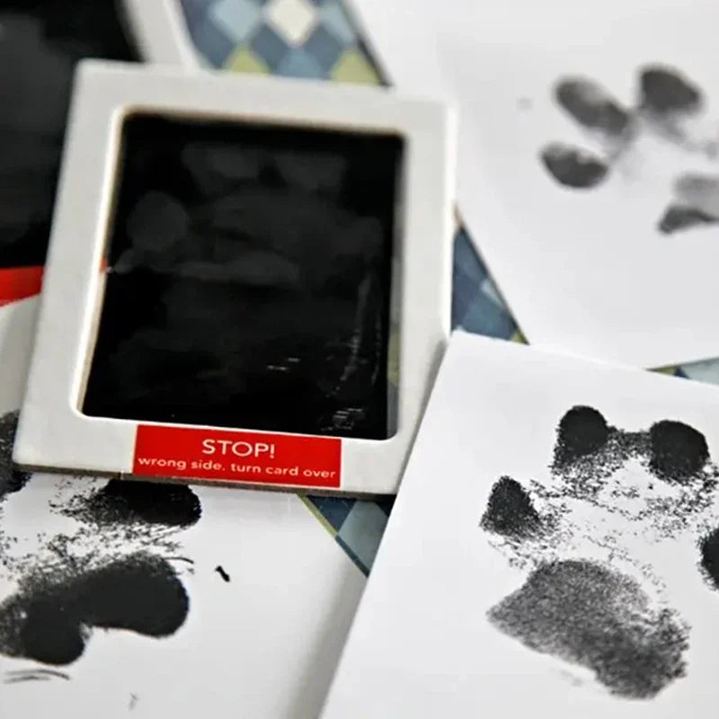 Cat Dog Paw Print Ink Kit Pad Safe Non-Toxic Easy DIY Clean Touch Inkless Pet Souvenir