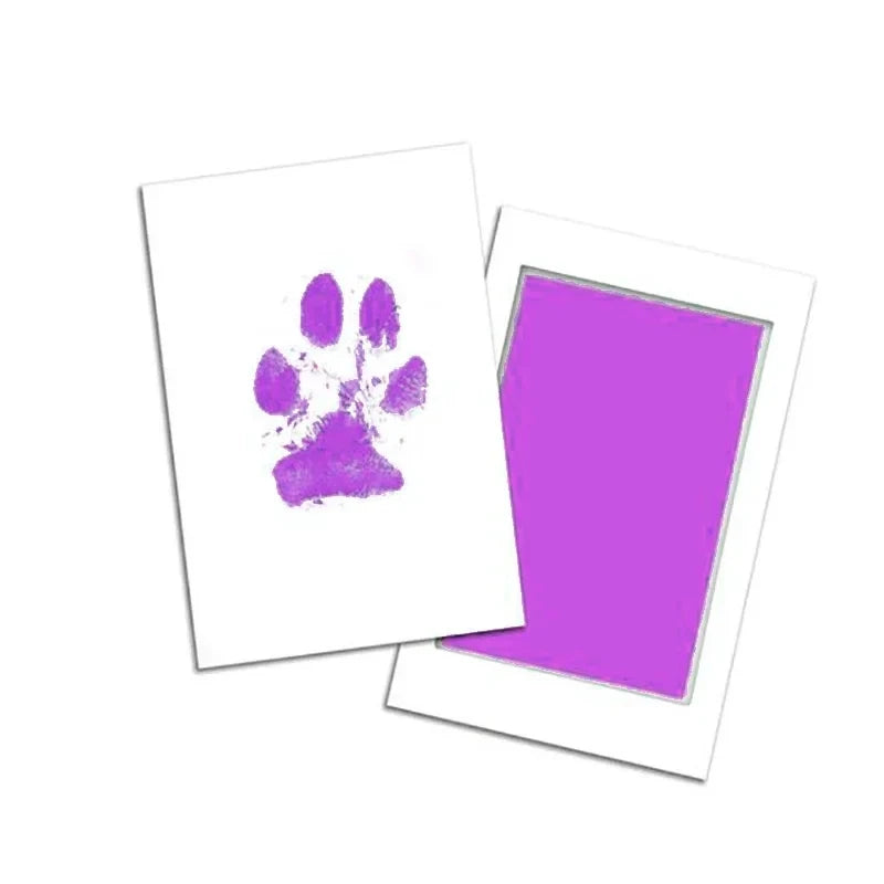 Cat Dog Paw Print Ink Kit Pad Safe Non-Toxic Easy DIY Clean Touch Inkless Pet Souvenir