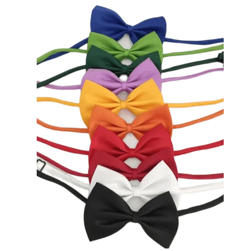Stylish & Adjustable Pet Bowtie Collar: Make Your Dog or Cat Look Fabulous!
