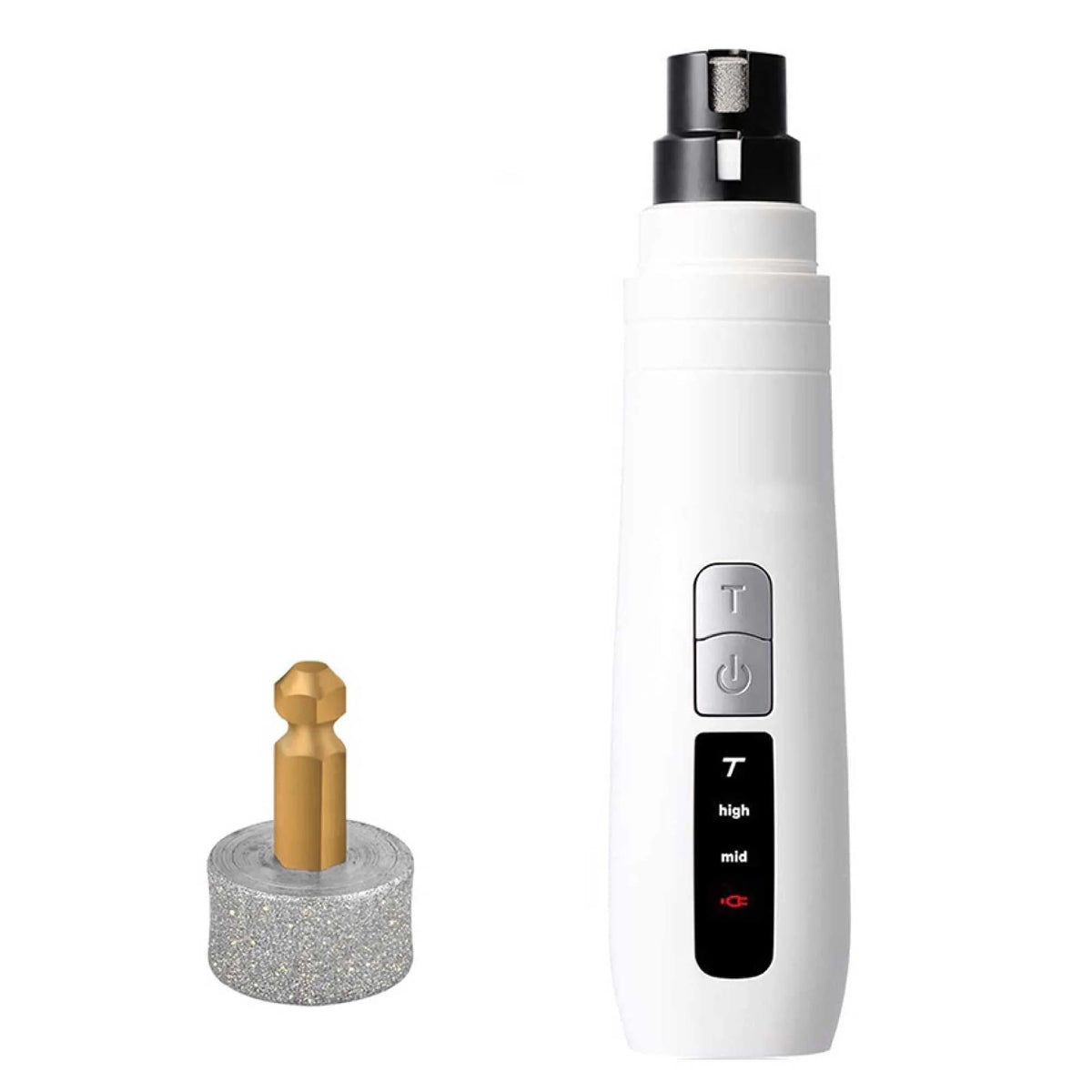 Pet Nail Grinder Turbo USB Rechargeable Dog Cat Claw Filer