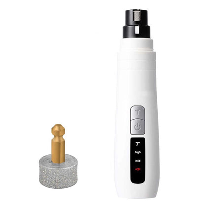 Pet Nail Grinder Turbo USB Rechargeable Dog Cat Claw Filer